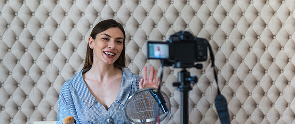 making a beauty video featured
