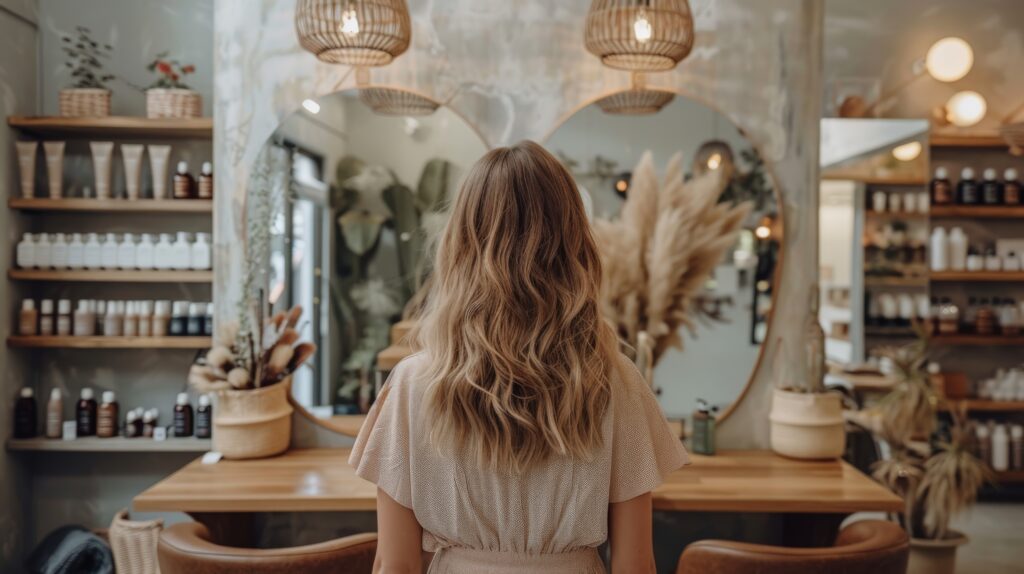 woman at salon