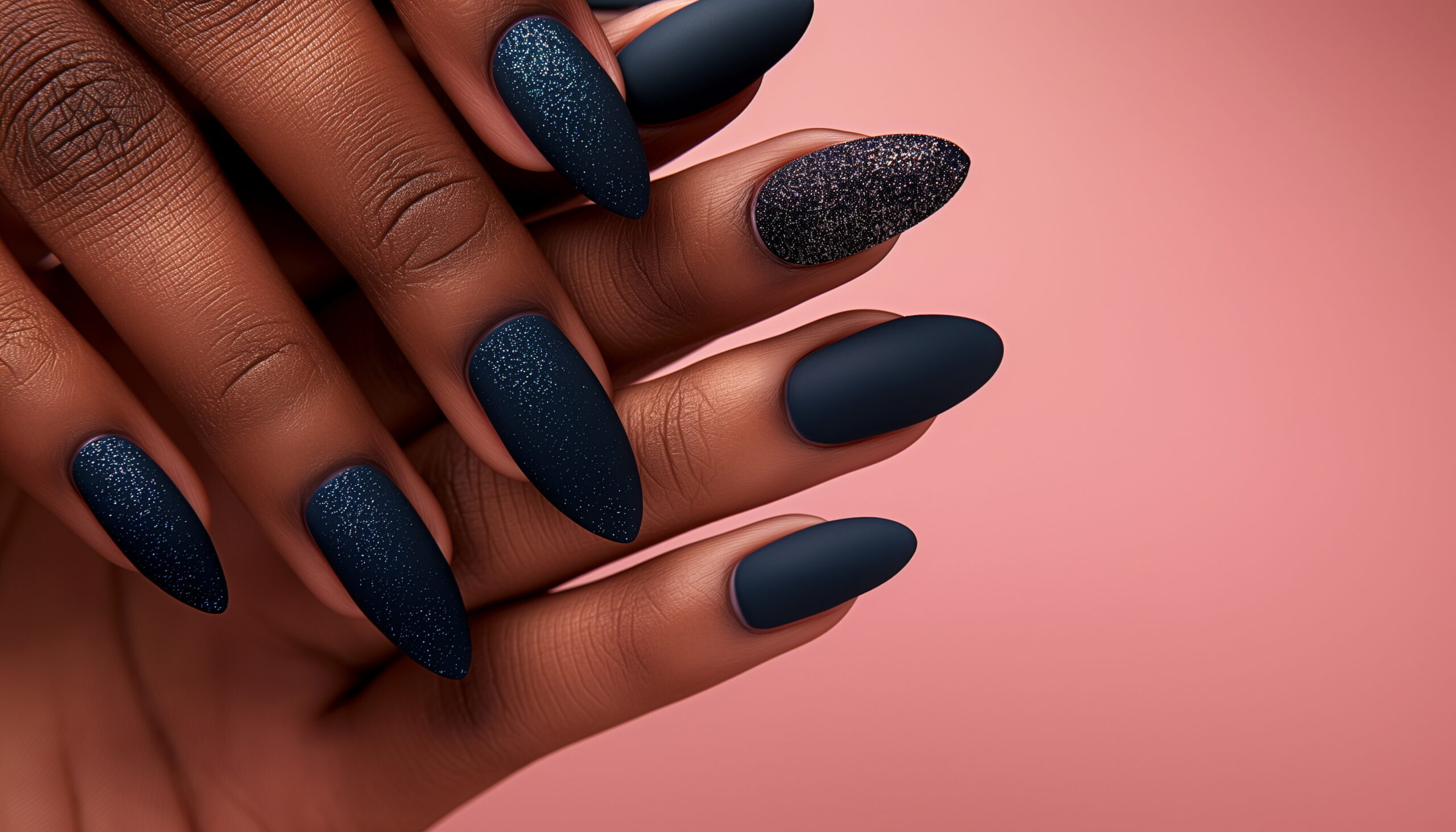shimmery nail polish